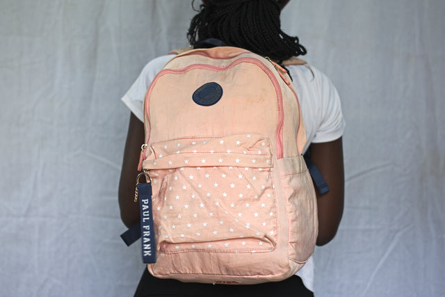 Pink Paul Frank Backpack Women's Girls Mtumba School Bag