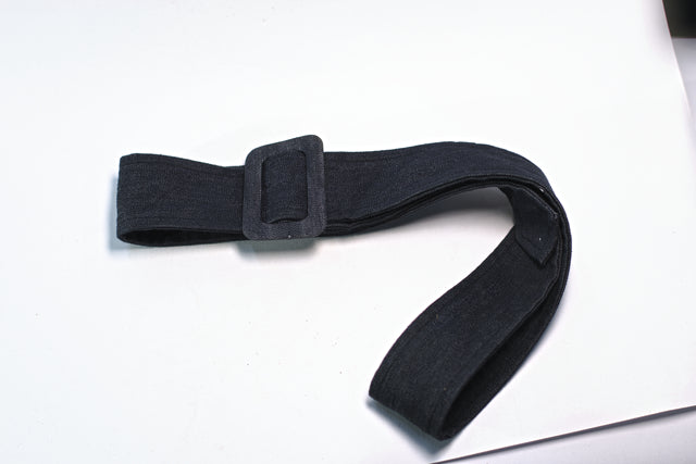 Black Fabric for Women Wide Dress Belt
