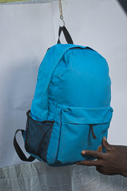 Blue Backpack Unisex Men's Women's Boys Girls Mtumba School Bag