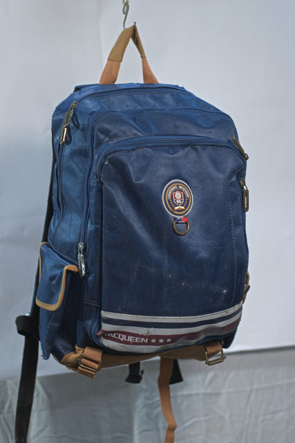 Dark Blue Backpack Unisex Men's Women's Boys Girls Mtumba School Bag