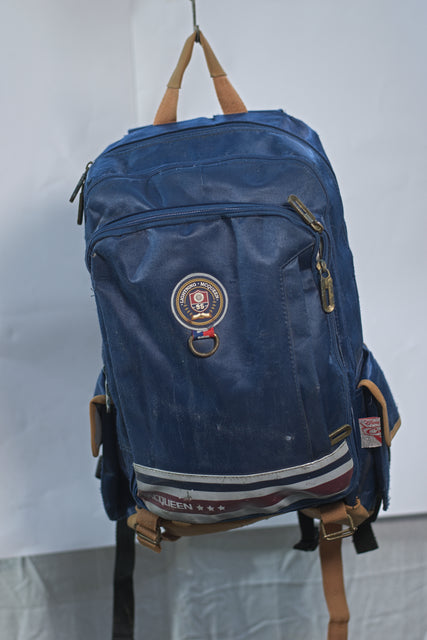 Dark Blue Backpack Unisex Men's Women's Boys Girls Mtumba School Bag