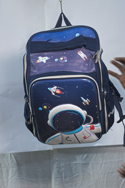 Dark Blue Backpack Unisex Men's Women's Boys Girls Mtumba School Bag