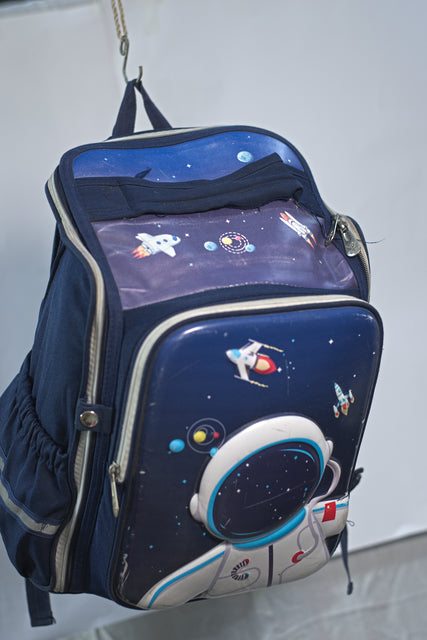 Dark Blue Backpack Unisex Men's Women's Boys Girls Mtumba School Bag