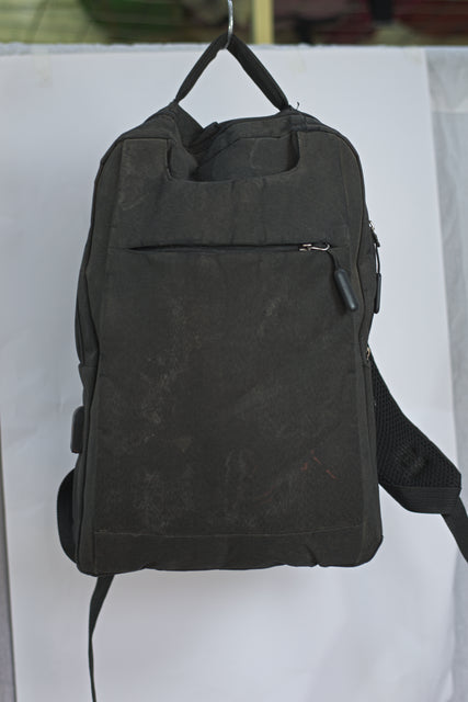 Black Backpack  Unisex Men's Women's Boys Girls Mtumba School Bag