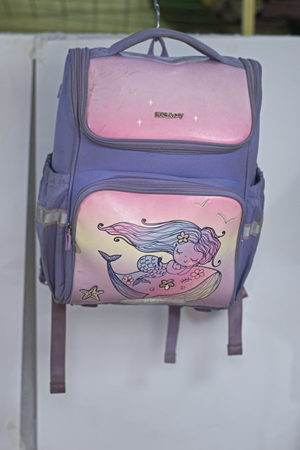 Purple Backpack Unisex Men's Women's Boys Girls Mtumba School Bag