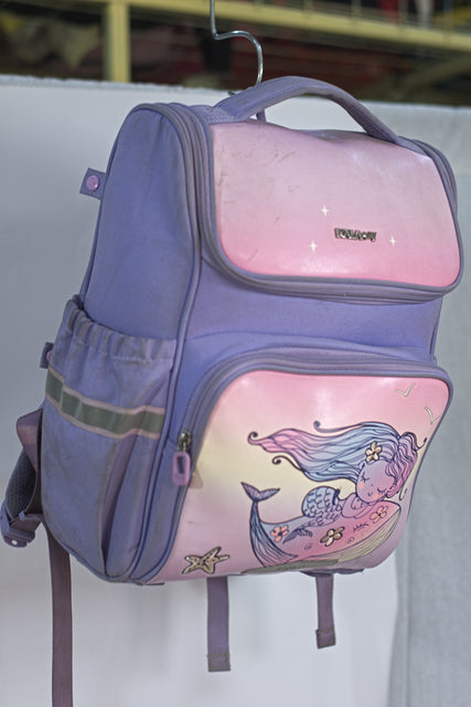 Purple Backpack Unisex Men's Women's Boys Girls Mtumba School Bag