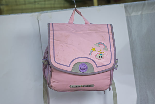 Purple Pink Backpack Women's Girls Mtumba School Bag
