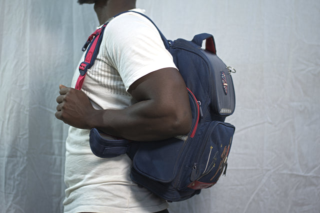 Navy Blue Backpack Unisex Men's Women's Boys Girls Mtumba School Bag