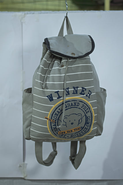Grey Monkey Bag Unisex Men's Women's Boys Girls Mtumba School Bag