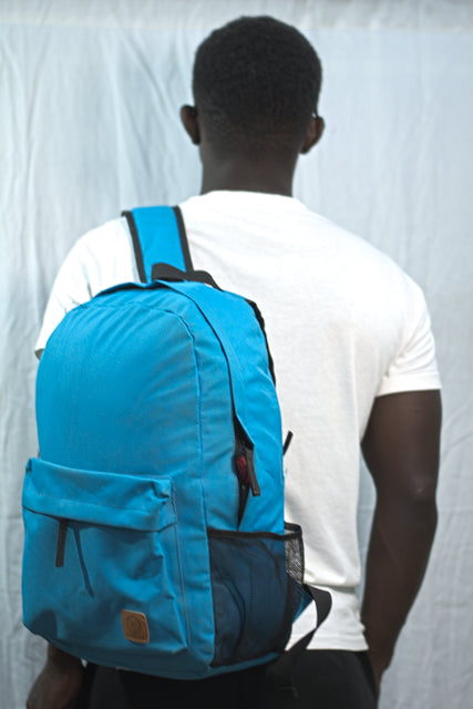 Blue Backpack Unisex Men's Women's Boys Girls Mtumba School Bag