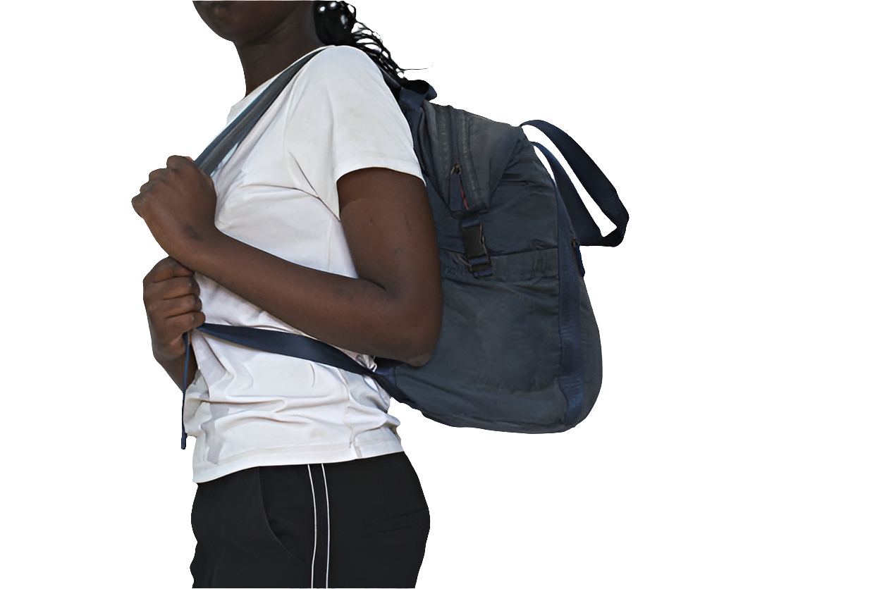 Dark Blue Backpack Diaper Bag Unisex Men's Women's Boys Girls Mtumba School Bag