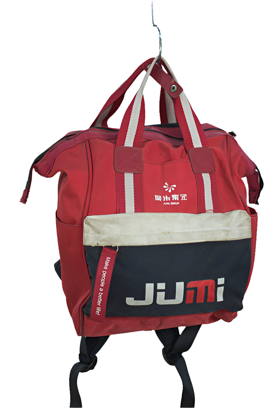 Red Backpack Unisex Men's Women's Boys Girls Mtumba Diaper Bag School Bag