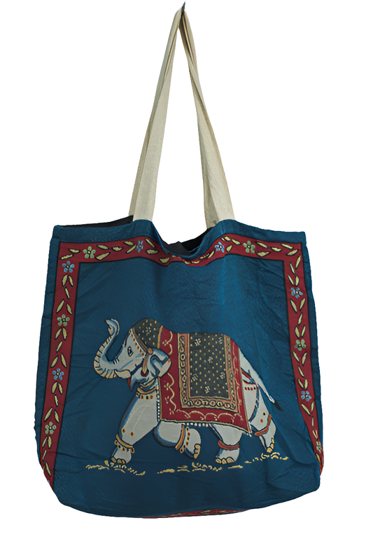 Blue Customized Denim Shoulder Girls Ladies Women's Tote Bag Mtumba