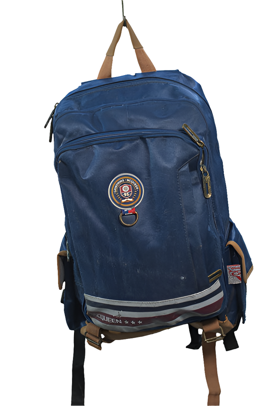 Dark Blue Backpack Unisex Men's Women's Boys Girls Mtumba School Bag
