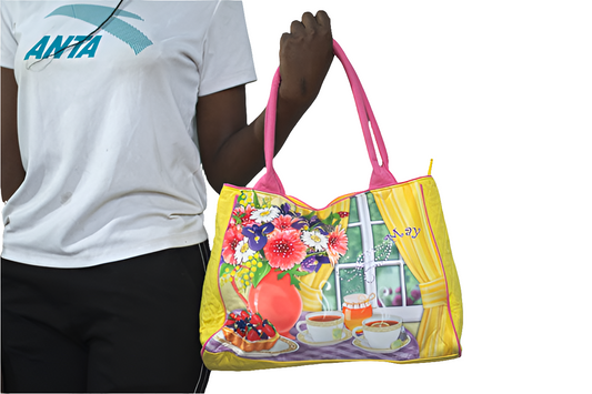 Yellow Shoulder Girls Ladies Women's Tote Bag Handbag