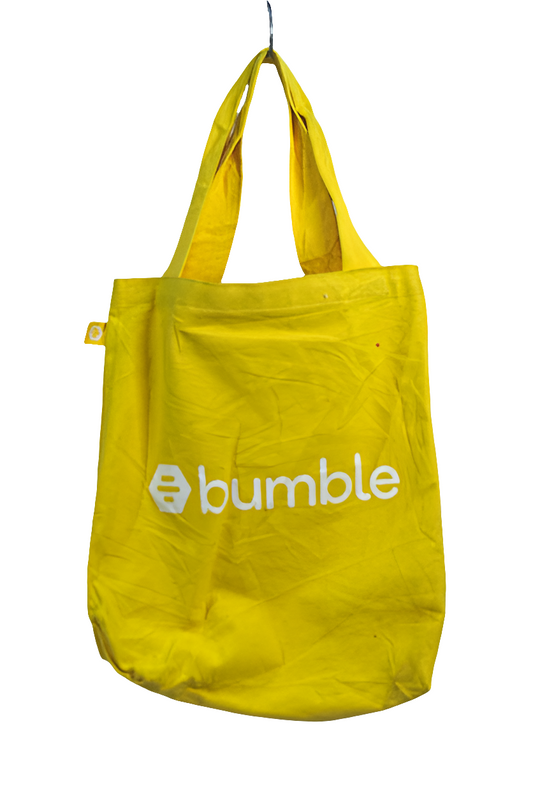 Yellow Bumble Shoulder Shopping Unisex Ladies Girls Women's Tote Bag