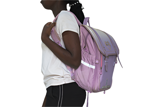 Purple Backpack Women's Girls Mtumba School Bag