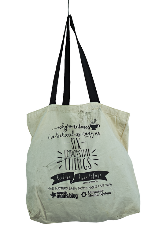 White Canvas Shoulder Shopping Girls Ladies Women's Mtumba Tote Bag Handbag