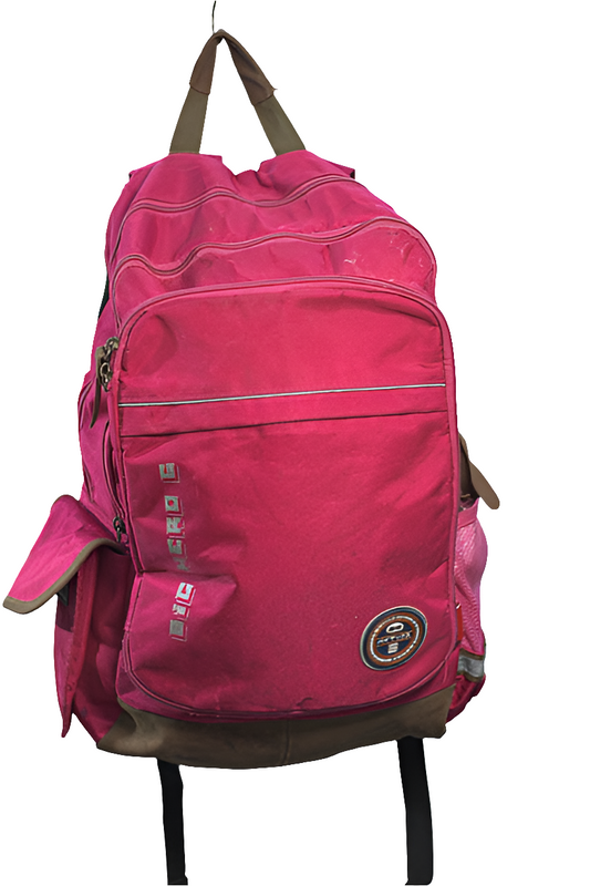 Bright Pink Backpack Unisex Men's Women's Boys Girls Mtumba School Bag
