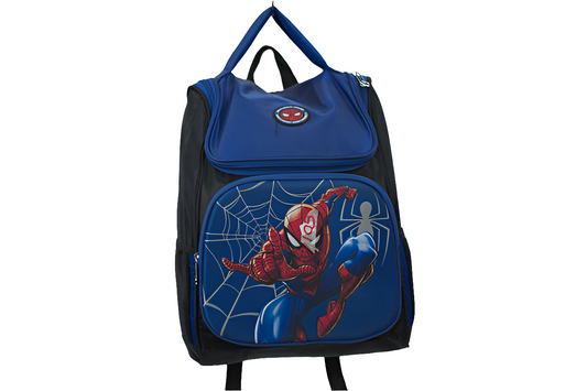Spiderman Blue Backpack  Unisex Men's Women's Boys Girls New School Bag