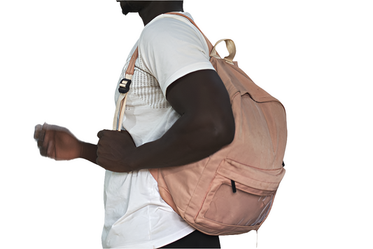 Pink Backpack Women's Girls Mtumba School Bag