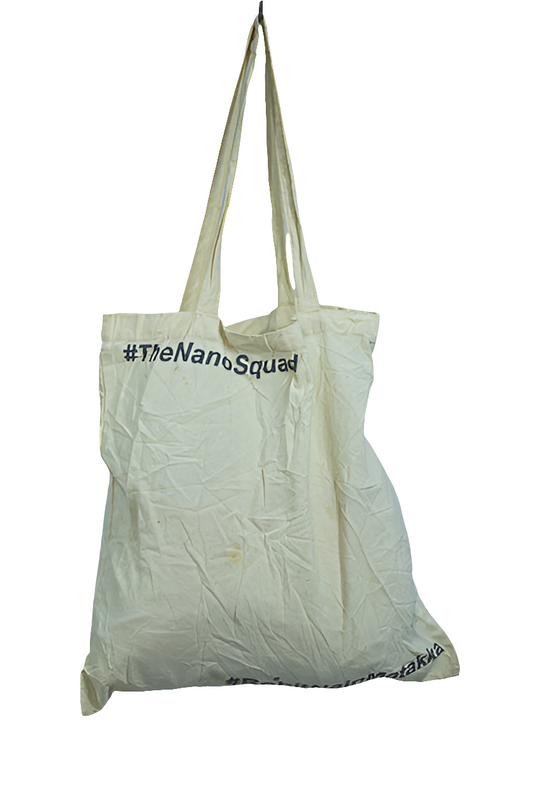 White Canvas Shoulder Shopping Girls Ladies Women's Tote Bag Mtumba Handbag