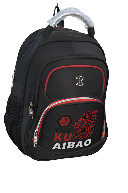 KU AIBAO Unisex Black Backpack School Bag Backpack