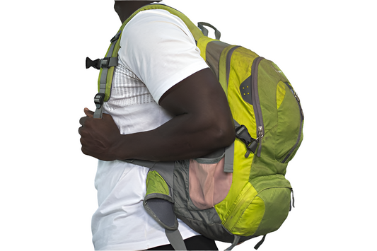 Green Sports Riding Backpack Unisex Men's Women's Boys Girls Mtumba School Bag Hiking Cycling Sports