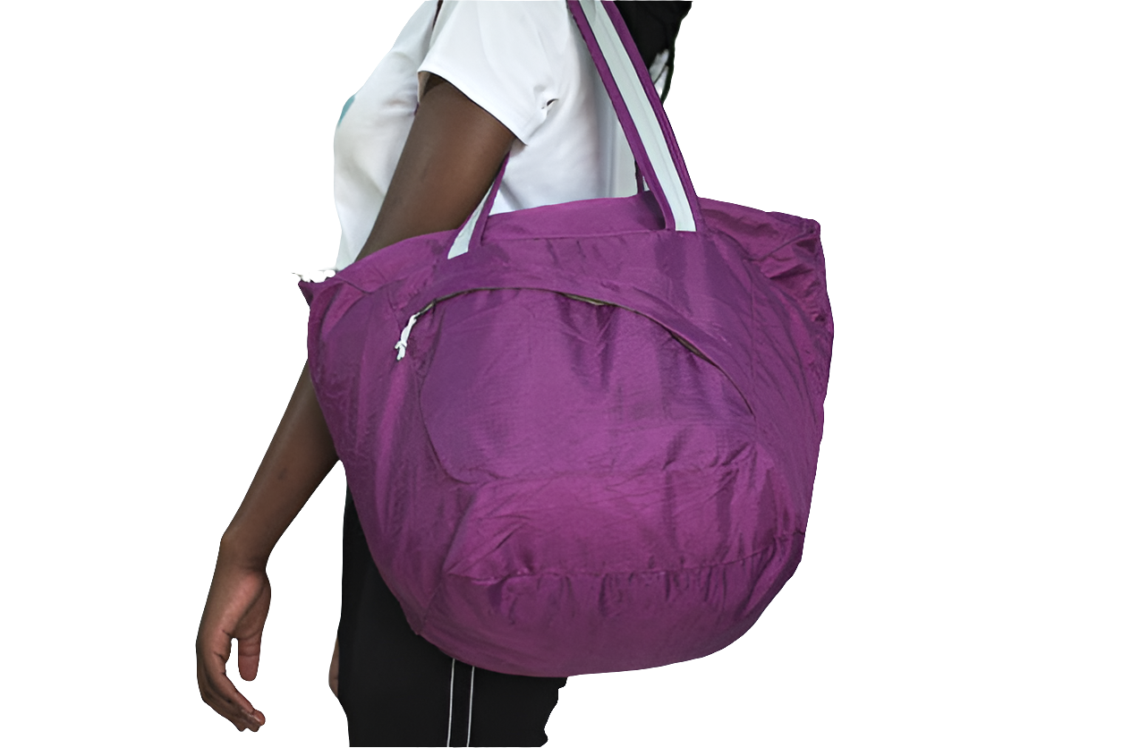 Purple Waterproof Shoulder Girls Ladies Women's Tote Bag Handbag Mtumba