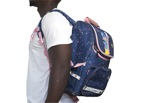 Dark Blue Purple Women's Girls Mtumba School Bag