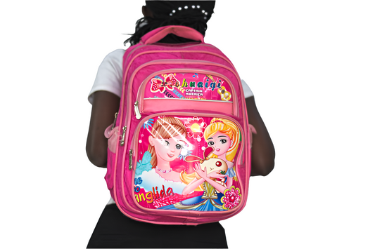 Pink Backpack Women's Girls Mtumba School Bag