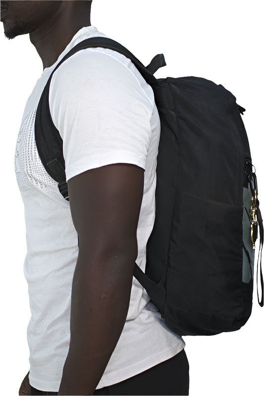 Black Backpack Unisex Men's Women's Boys Girls Mtumba School Bag