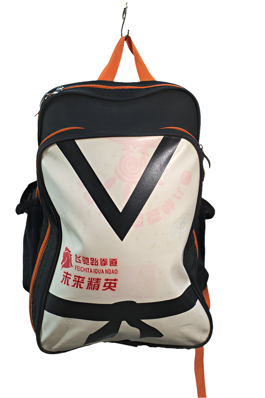White Black Backpack Unisex Men's Women's Boys Girls Mtumba School Bag
