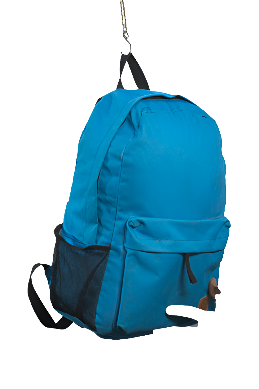 Blue Backpack Unisex Men's Women's Boys Girls Mtumba School Bag
